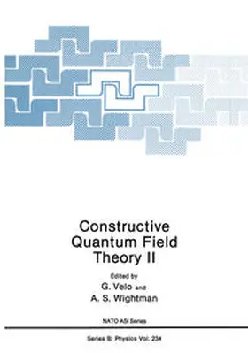 Velo / Wightman | Constructive Quantum Field Theory II | E-Book | www.sack.de