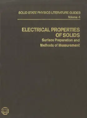 Connolly |  Electrical Properties of Solids | Buch |  Sack Fachmedien