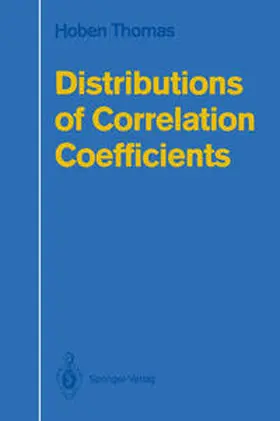 Thomas |  Distributions of Correlation Coefficients | eBook | Sack Fachmedien