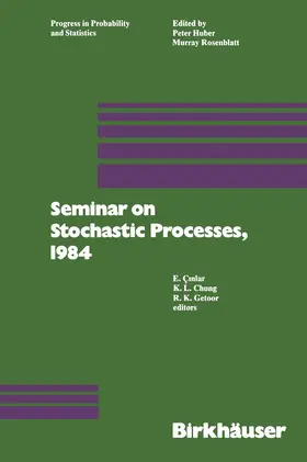 Cinlar / Getoor / Chung |  Seminar on Stochastic Processes, 1984 | Buch |  Sack Fachmedien