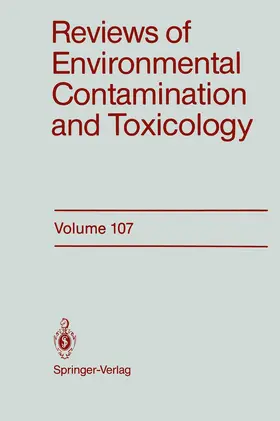 Ware |  Reviews of Environmental Contamination and Toxicology | Buch |  Sack Fachmedien