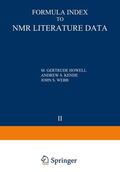 Howell |  Formula Index to NMR Literature Data | Buch |  Sack Fachmedien