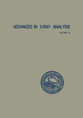 Barrett / Mallett / Newkirk |  Advances in X-Ray Analysis | Buch |  Sack Fachmedien