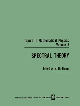 Birman |  Spectral Theory | Buch |  Sack Fachmedien