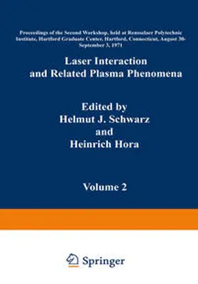 Hora |  Laser Interaction and Related Plasma Phenomena | Buch |  Sack Fachmedien