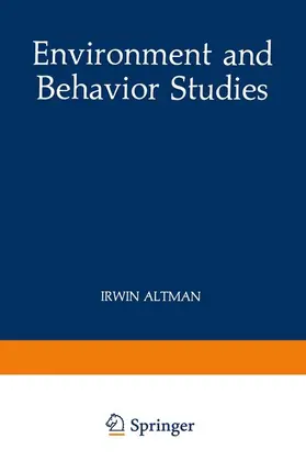 Christensen / Altman |  Environment and Behavior Studies | Buch |  Sack Fachmedien