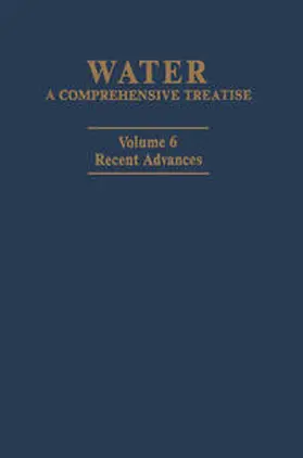 Franks |  Water: A Comprehensive Treatise | eBook | Sack Fachmedien