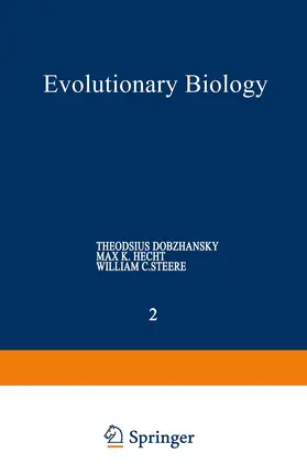 Dobzhansky / Hecht / Steere |  Evolutionary Biology | Buch |  Sack Fachmedien