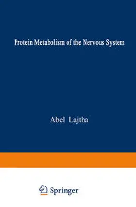 Lajtha |  Protein Metabolism of the Nervous System | eBook | Sack Fachmedien