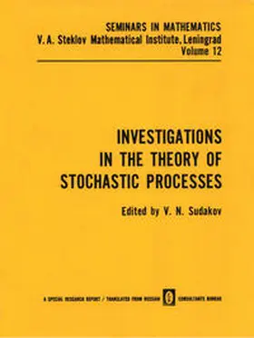Sudakov |  Investigations in the Theory of Stochastic Processes | Buch |  Sack Fachmedien