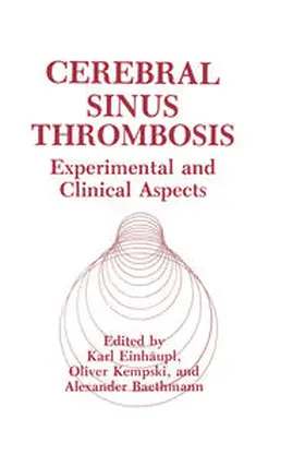 Baethmann / Einhäupl / Kempski |  Cerebral Sinus Thrombosis | eBook | Sack Fachmedien