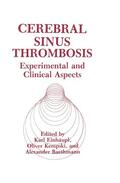 Baethmann / Kempski / Einhäupl |  Cerebral Sinus Thrombosis | Buch |  Sack Fachmedien