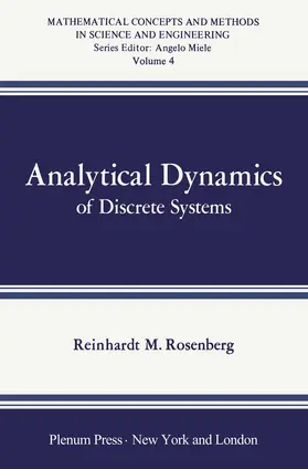 Rosenberg |  Analytical Dynamics of Discrete Systems | Buch |  Sack Fachmedien