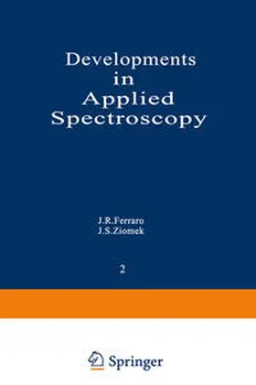 Ferraro / Ziomek |  Developments in Applied Spectroscopy | eBook | Sack Fachmedien