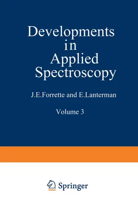 Forrette / Lanterman |  Developments in Applied Spectroscopy | Buch |  Sack Fachmedien