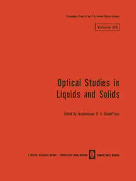 Skobel tsyn |  Optical Studies in Liquids and Solids | eBook | Sack Fachmedien