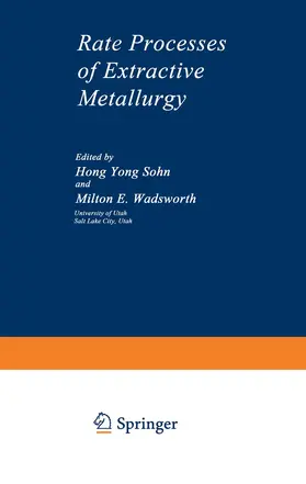 Sohn / Wadsworth |  Rate Processes of Extractive Metallurgy | Buch |  Sack Fachmedien