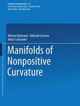 Ballmann / Gromov / Schroeder |  Manifolds of Nonpositive Curvature | eBook | Sack Fachmedien