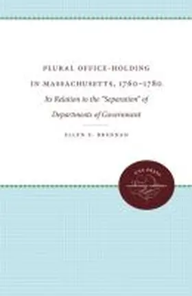  Plural Office-Holding in Massachusetts, 1760-1780 | Buch |  Sack Fachmedien