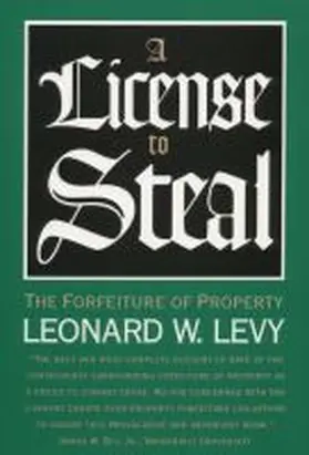 A License to Steal | Buch | 978-1-4696-1379-6 | www.sack.de