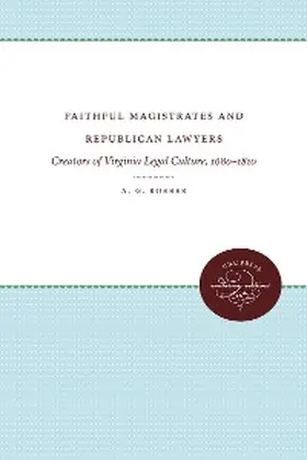 Roeber |  Faithful Magistrates and Republican Lawyers | eBook | Sack Fachmedien