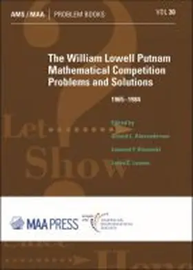 The William Lowell Putnam Mathematical Competition | Buch |  Sack Fachmedien
