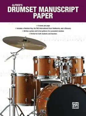 Black |  Alfred's Drumset Manuscript Paper | Buch |  Sack Fachmedien