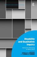 Berger / Lorenz |  Disability and Qualitative Inquiry | Buch |  Sack Fachmedien