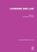 Thornhill |  Luhmann and Law | Buch |  Sack Fachmedien