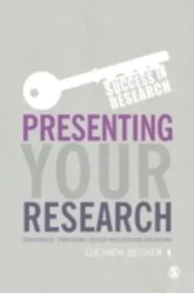 Becker |  Presenting Your Research | eBook | Sack Fachmedien