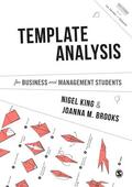 King / Brooks |  Template Analysis for Business and Management Students | Buch |  Sack Fachmedien