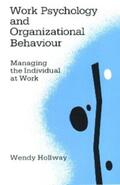 Hollway |  Work Psychology and Organizational Behaviour | eBook | Sack Fachmedien