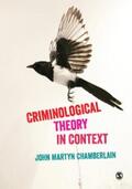 Chamberlain |  Criminological Theory in Context | eBook | Sack Fachmedien