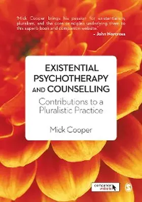 Cooper |  Existential Psychotherapy and Counselling | eBook | Sack Fachmedien