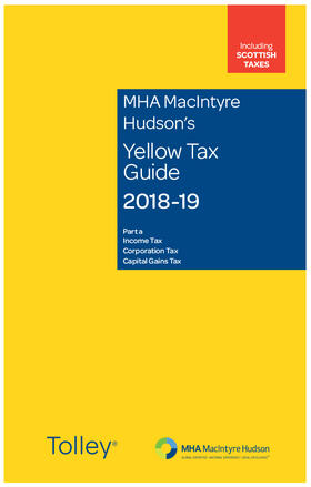 Eastaway | MHA MacIntyre Hudson's Yellow Tax Guide 2018-19 | Buch | 978-1-4743-0793-2 | sack.de