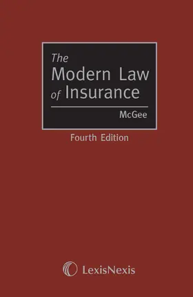 McGee |  McGee: The Modern Law of Insurance | Buch |  Sack Fachmedien