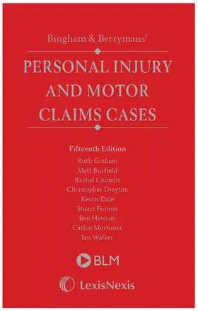 Bingham & Berrymans' Personal Injury and Motor Claims Cases | Buch | 978-1-4743-1057-4 | www.sack.de