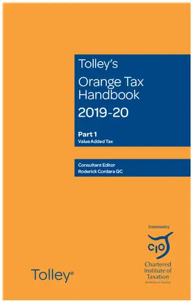  Tolley's Orange Tax Handbook 2019-20 | Buch |  Sack Fachmedien