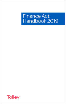 Finance Act Handbook 2019 | Buch | 978-1-4743-1128-1 | sack.de