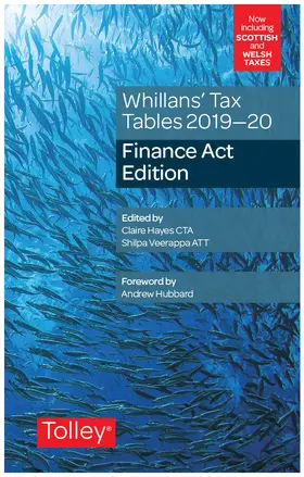 Hayes / Veerappa |  Whillans's Tax Tables 2019-20 (Finance Act edition) | Buch |  Sack Fachmedien