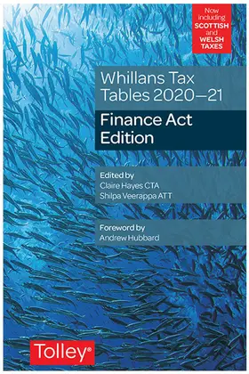 Hayes / Veerappa |  Whillans's Tax Tables 2020-21 (Finance Act edition) | Buch |  Sack Fachmedien