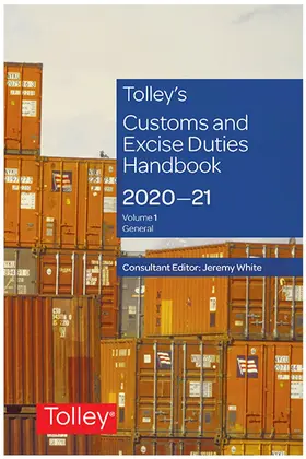 The Tolley Technical Tax Team |  Tolley's Customs and Excise Duties Handbook Set 2020-2021 | Buch |  Sack Fachmedien