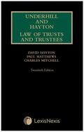 Agnew / Matthews / Mitchell |  Underhill and Hayton Law of Trusts and Trustees | Buch |  Sack Fachmedien