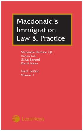 Neale / Harrison / Toal | Macdonald's Immigration Law & Practice | Buch | 978-1-4743-1719-1 | sack.de