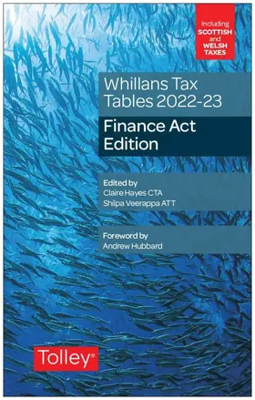 Hayes / Veerappa |  Whillans's Tax Tables 2022-23 (Finance Act edition) | Buch |  Sack Fachmedien