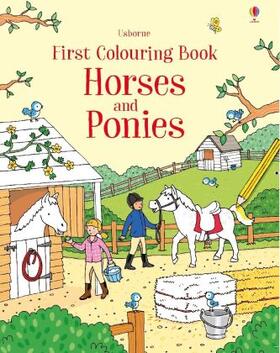 Greenwell |  First Colouring Book Horses and Ponies | Buch |  Sack Fachmedien
