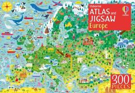 Melmoth |  Usborne Atlas and Jigsaw Europe | Buch |  Sack Fachmedien