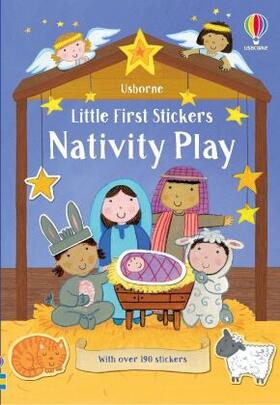 Brooks |  Little First Stickers Nativity Play | Buch |  Sack Fachmedien