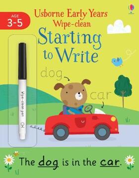 Greenwell |  Early Years Wipe-Clean Starting to Write | Buch |  Sack Fachmedien