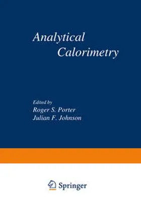 Porter / Johnson |  Analytical Calorimetry | eBook | Sack Fachmedien